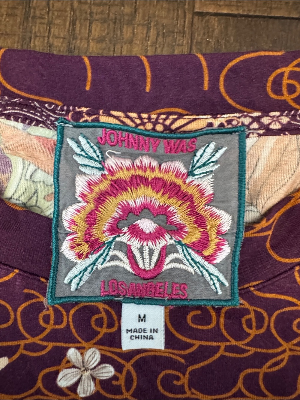 Johnny Was Phoenix Kimono Sleeve Tee - Picture 8 of 11